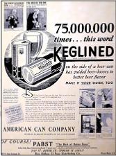 12 November 1935 Keglined Ad 